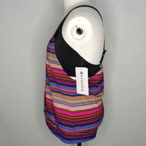 🚫SOLDAthleta Capri Stripe Blousy Tankini swim top - Picture 5 of 8